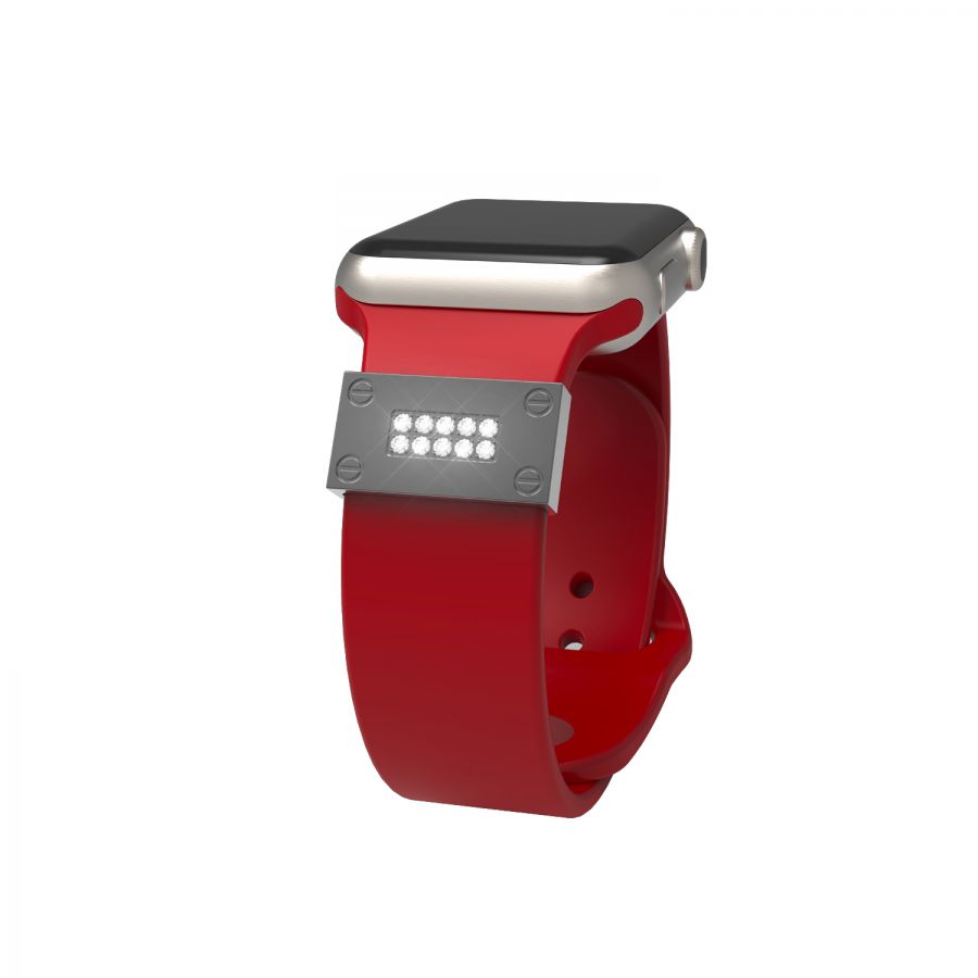 Decorative Ring Loops With Diamond Accessories For Smart Watch Band